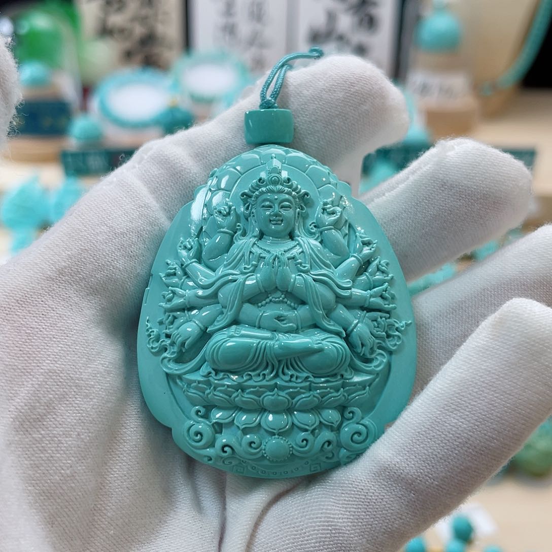 绿松石珠宝奇石未镶嵌