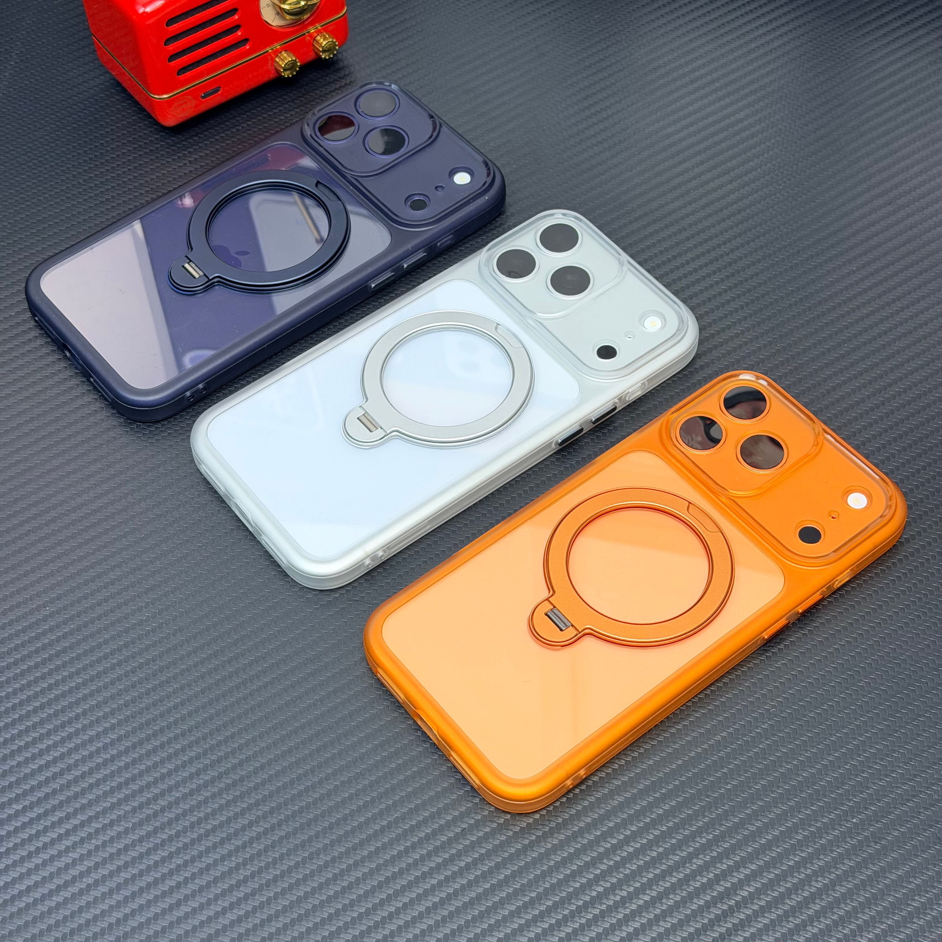 360支架【镜头半包】适用苹果iPhone17promax/17手机壳镜头