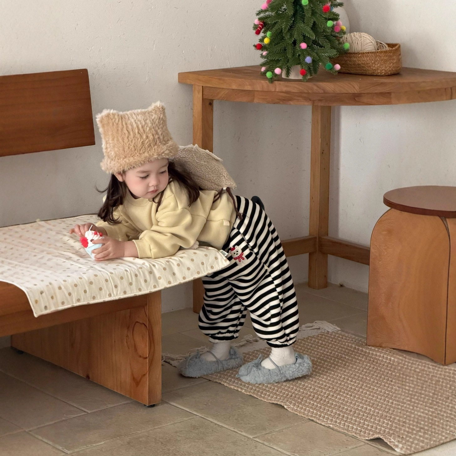 女童冬季加绒卫衣卫裤套装2025新款宝宝加厚冬装韩版童装儿童衣服