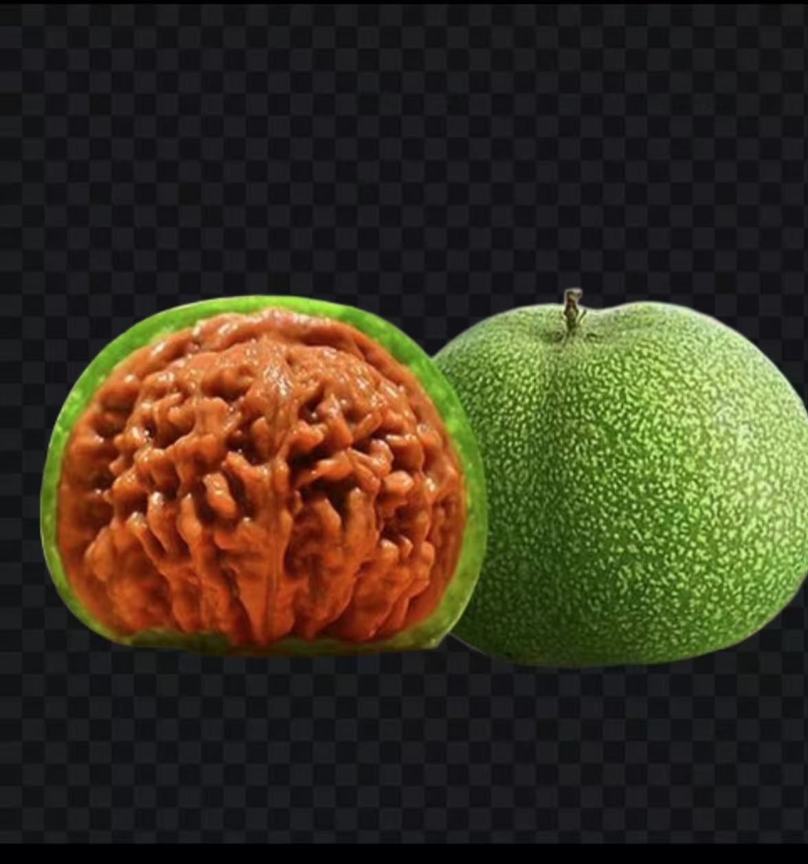 青皮文玩，四座楼，青果