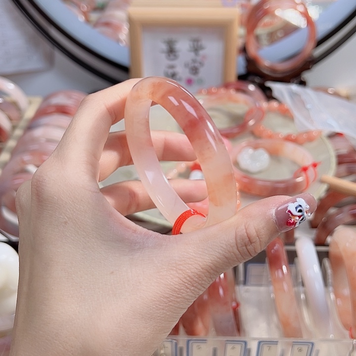 石英质玉手镯未镶嵌V*~