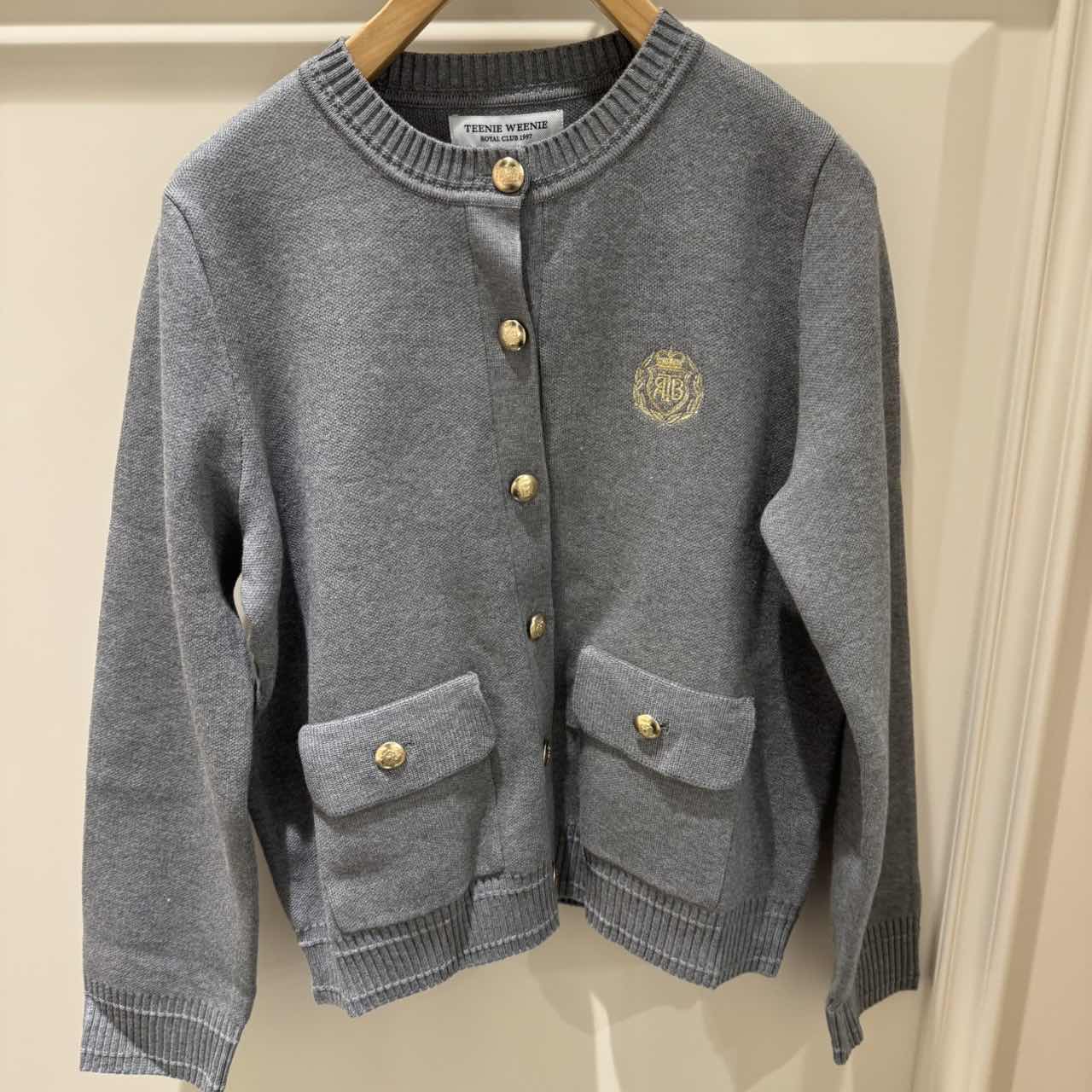 【女装优选KY】Teenie Weenie小熊金属扣双口袋针织开衫TTCK25O905Z