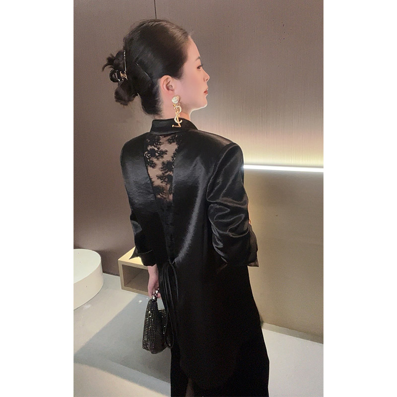 （特价）后背蕾丝拼接西装外套WT30307