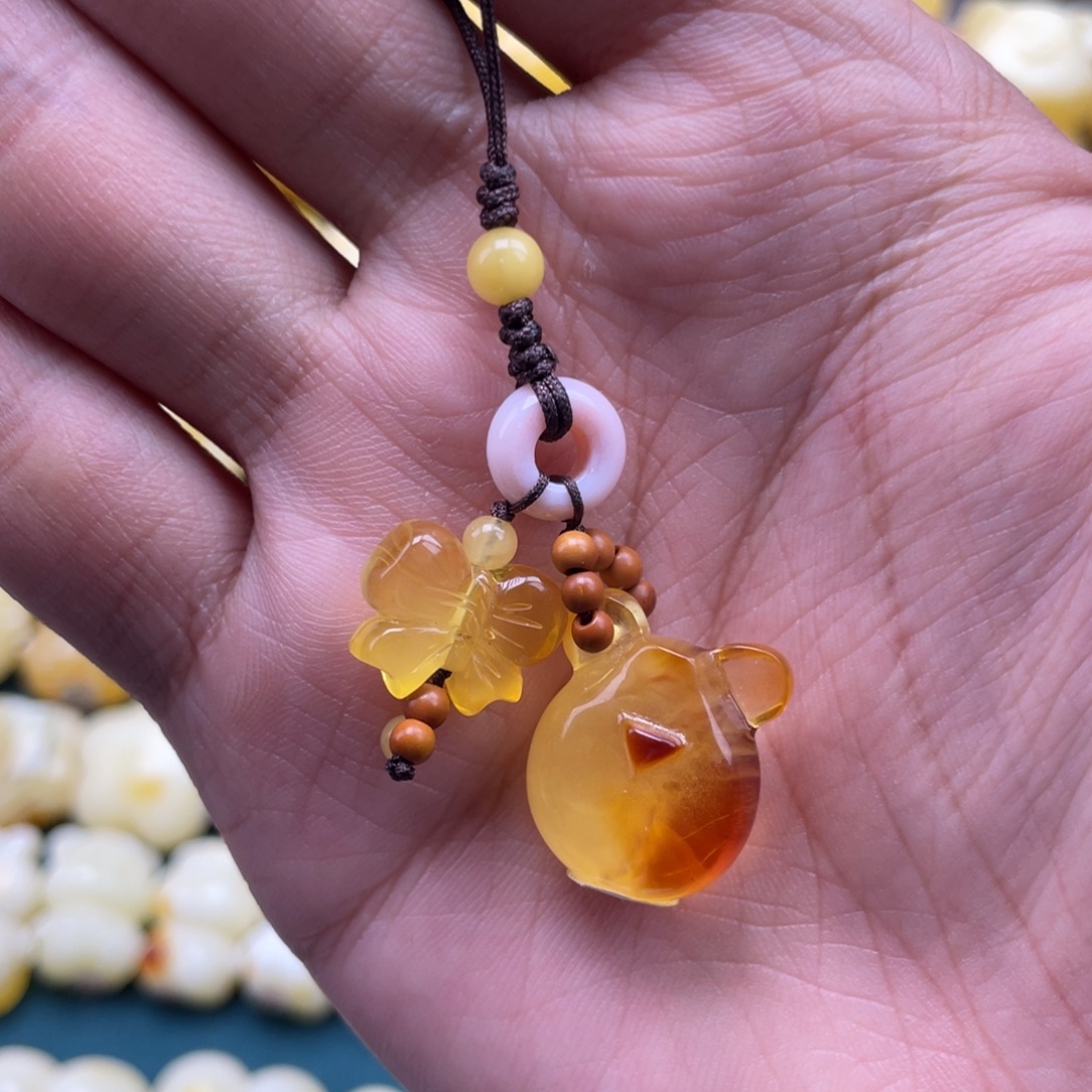 琥珀未镶嵌裸石蜜蜡