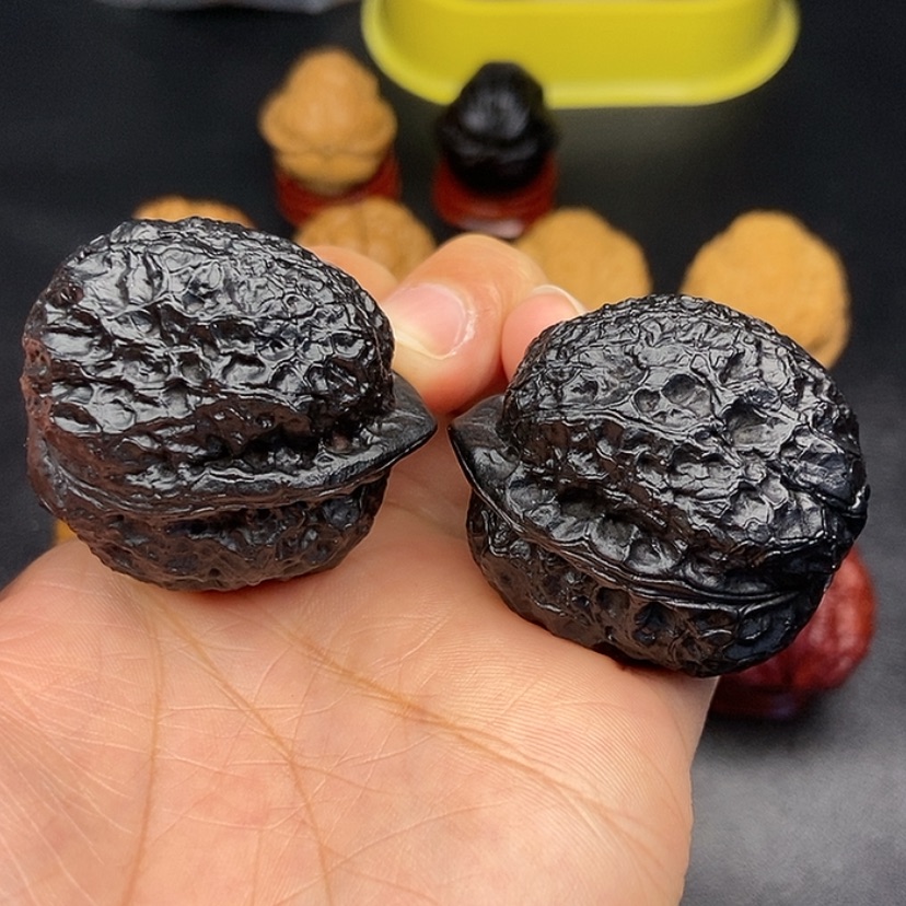 【闪购商品】把件文玩核桃40尺玄武蟾王