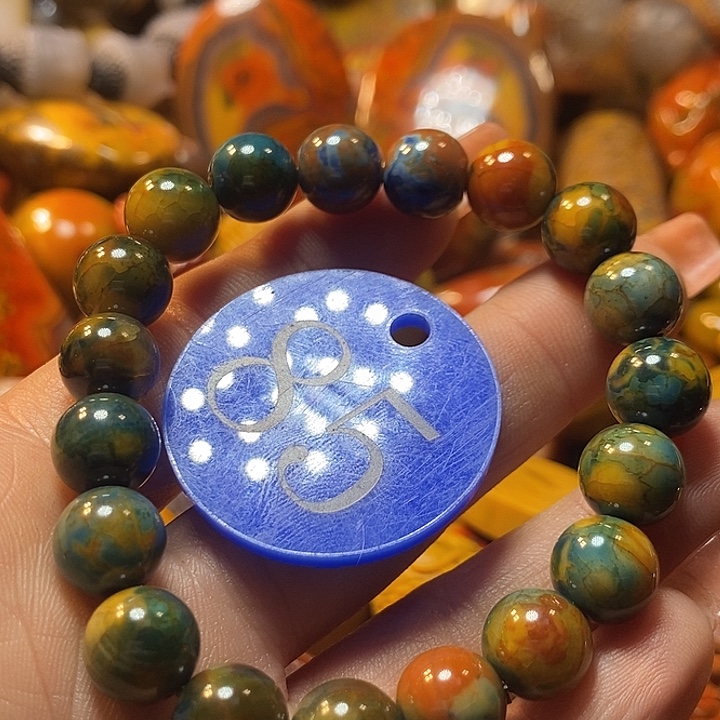 养***峰玛瑙/玉髓未镶嵌手链