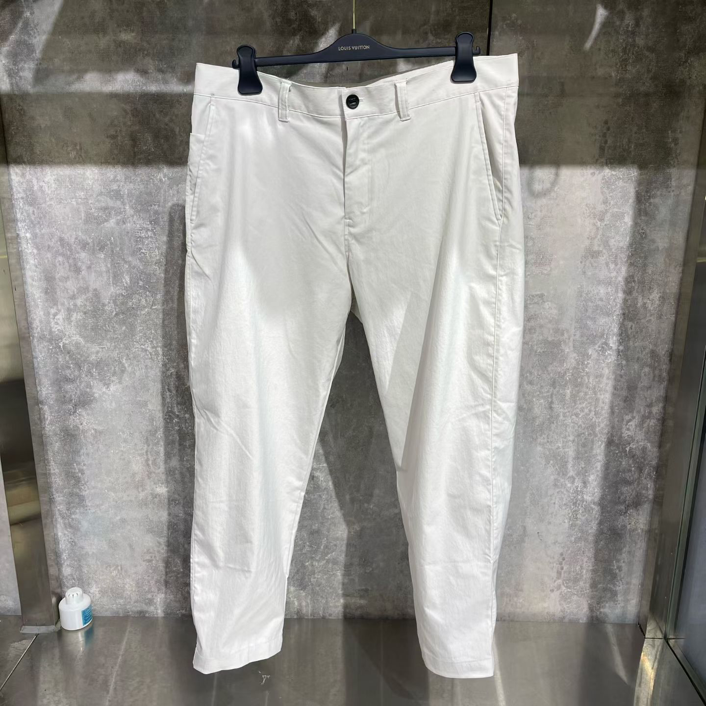 99新 lululemon/露露乐蒙 时尚潮流 纯白长裤 百搭休闲裤 宽松