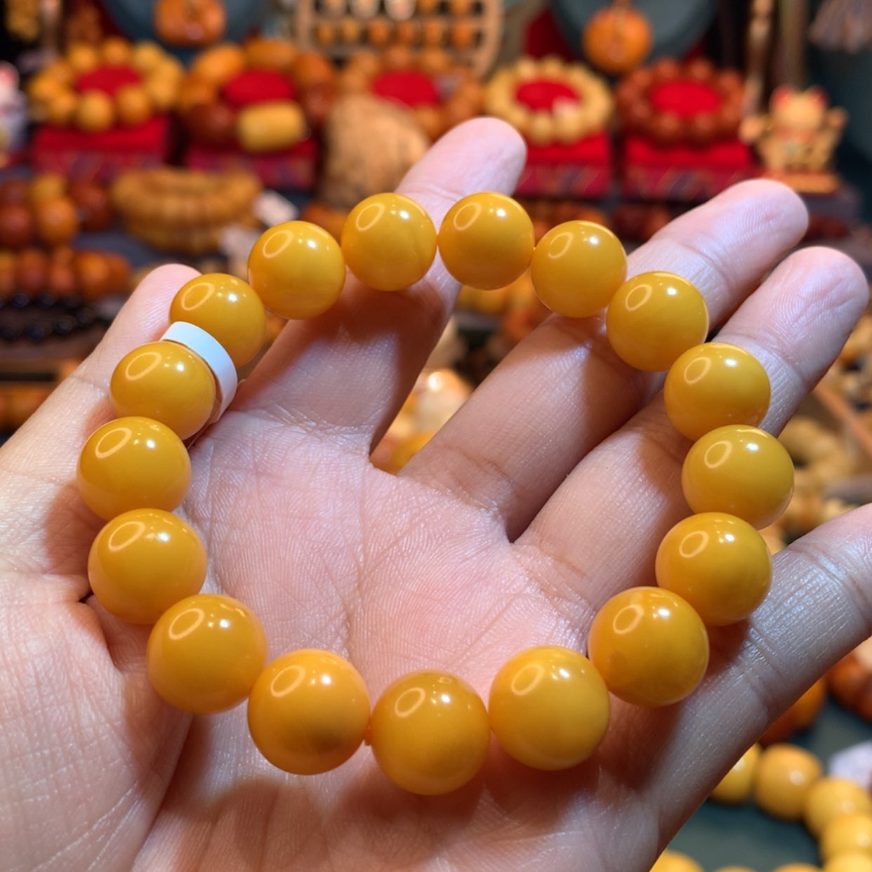 【闪购商品】蜜蜡手串未镶嵌蜜蜡手串