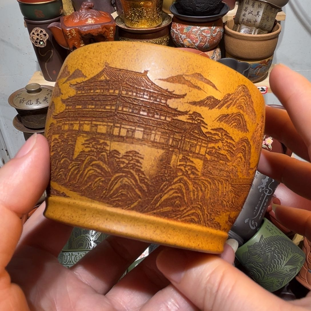 茶杯紫砂宜兴紫砂主人杯