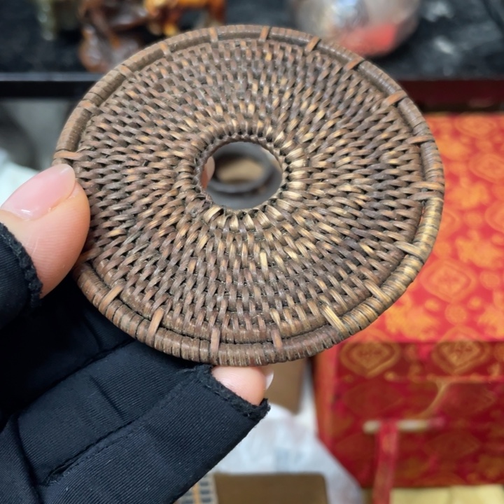 藤中古工艺品摆件