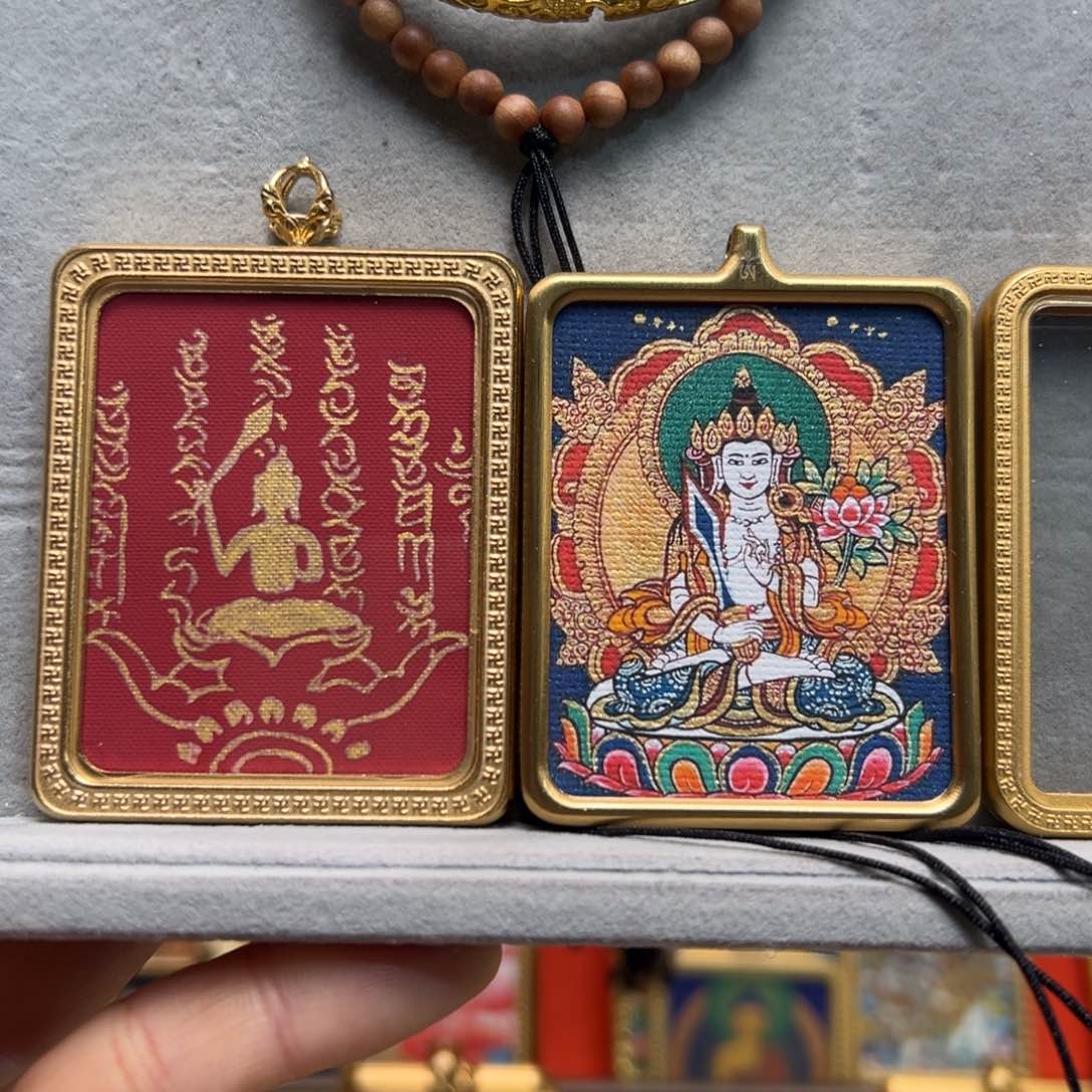 吊坠?****?双面铜壳10号绳子