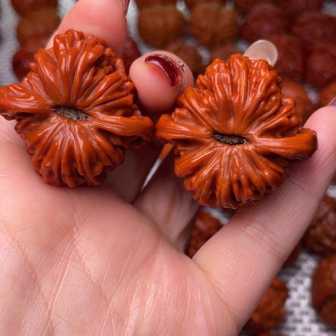 桃核吊坠文玩核桃 手把件 四座楼 38