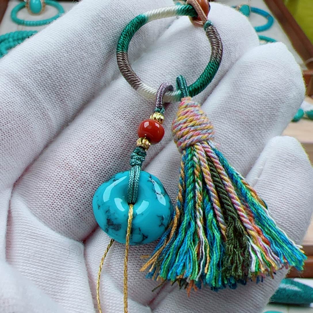 绿松石挂件未镶嵌1个