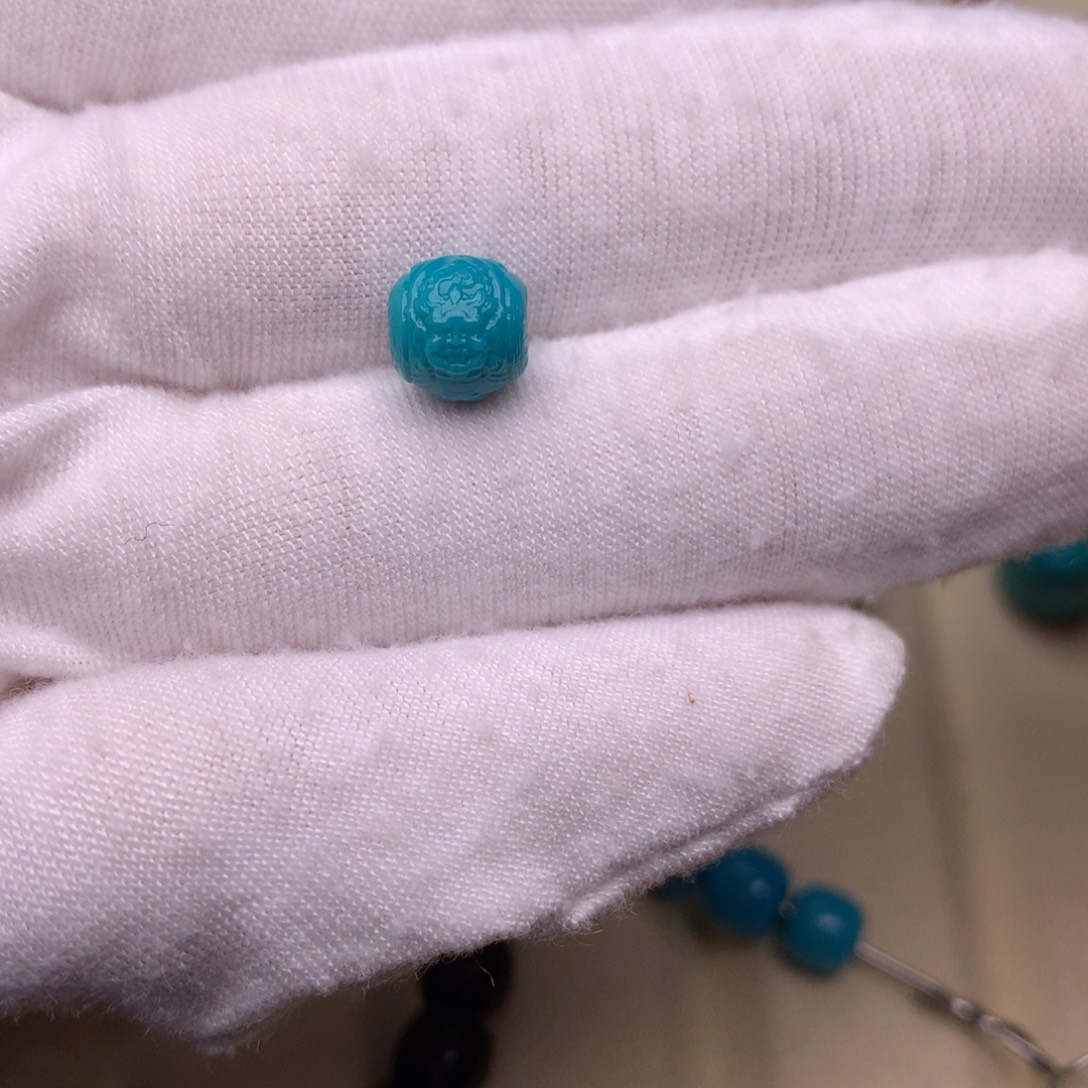 绿松石未镶嵌绿松石黄财8