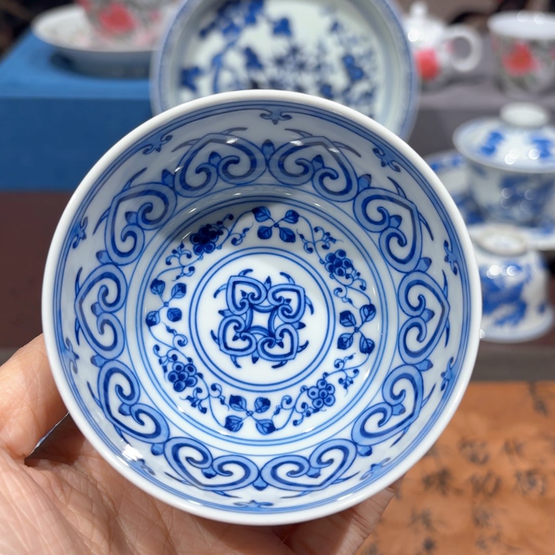 瓷片景德镇纯手工手绘