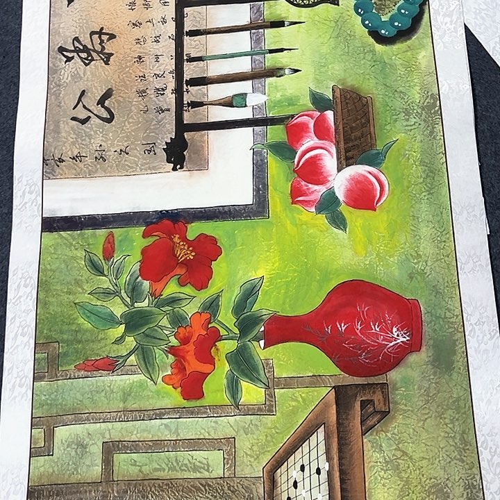 国画新年愿望希望大家身体健康平安快乐