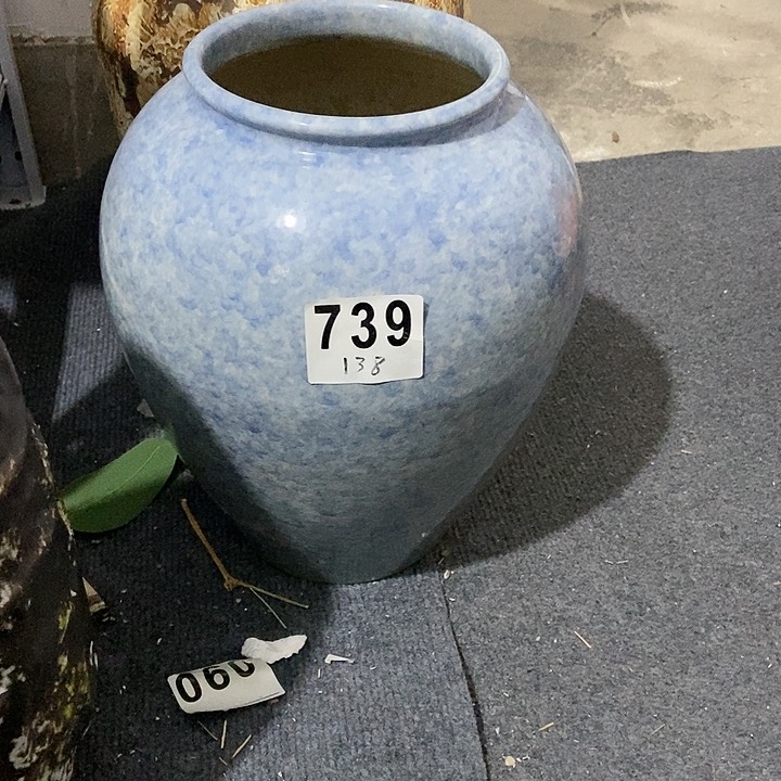 陶瓷江**雨景德镇花瓶微瑕