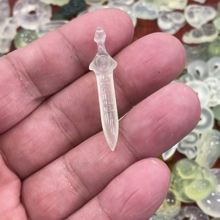 蛇纹石玉合金颈饰