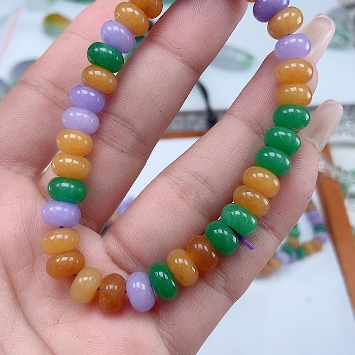 翡翠手链未镶嵌手链