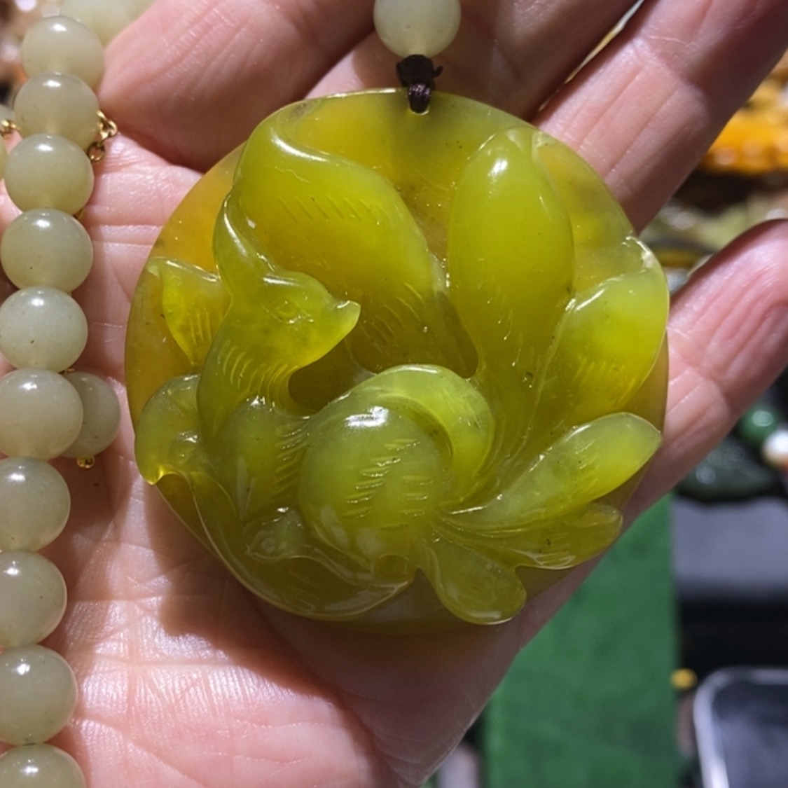 【闪购商品】岫玉毛衣链未镶嵌