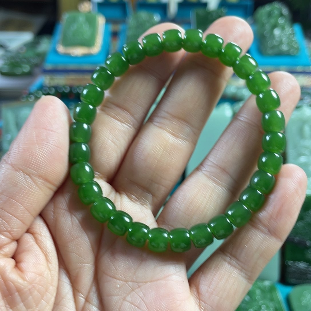 和田玉手串未镶嵌