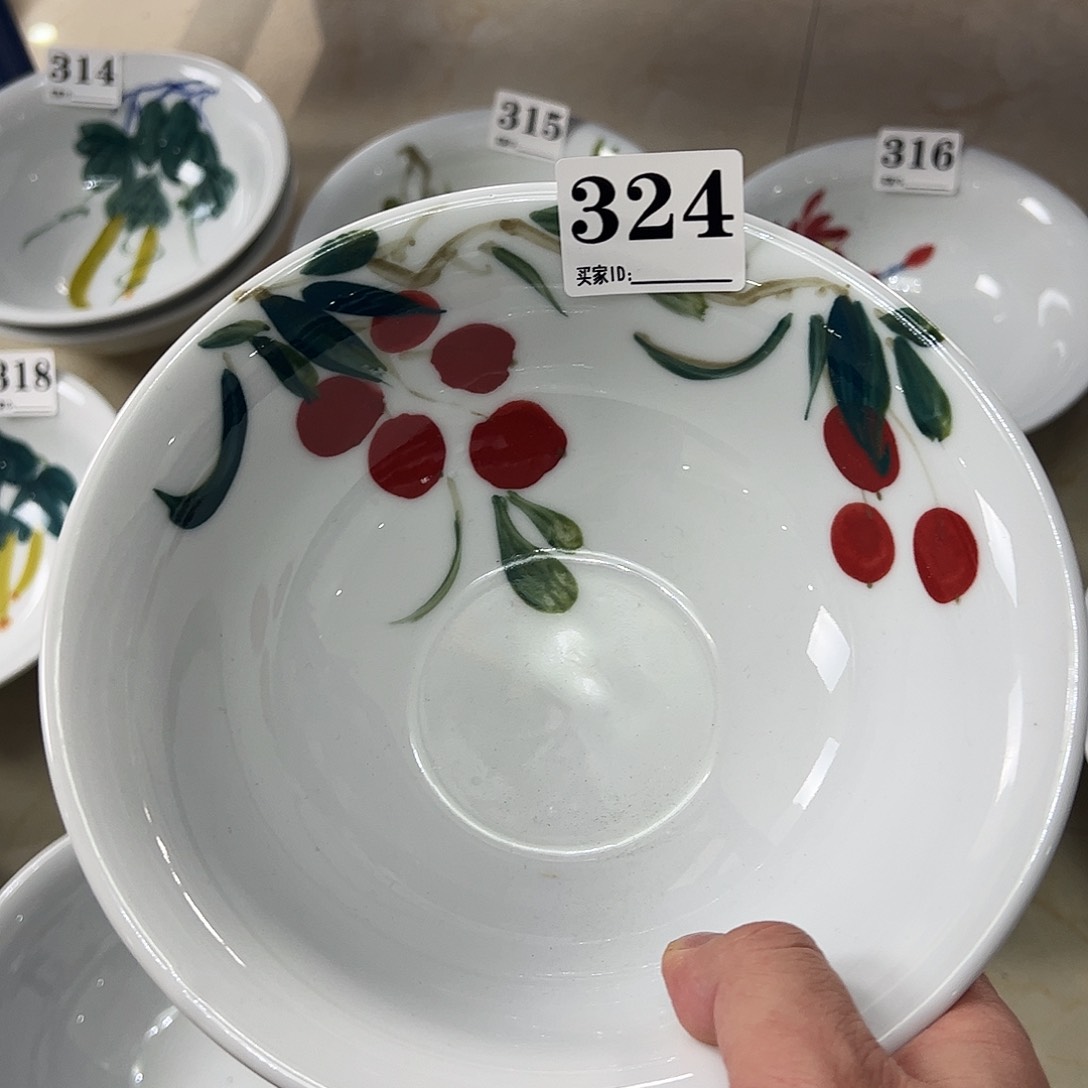 瓷片景德镇陶瓷手工手绘制作