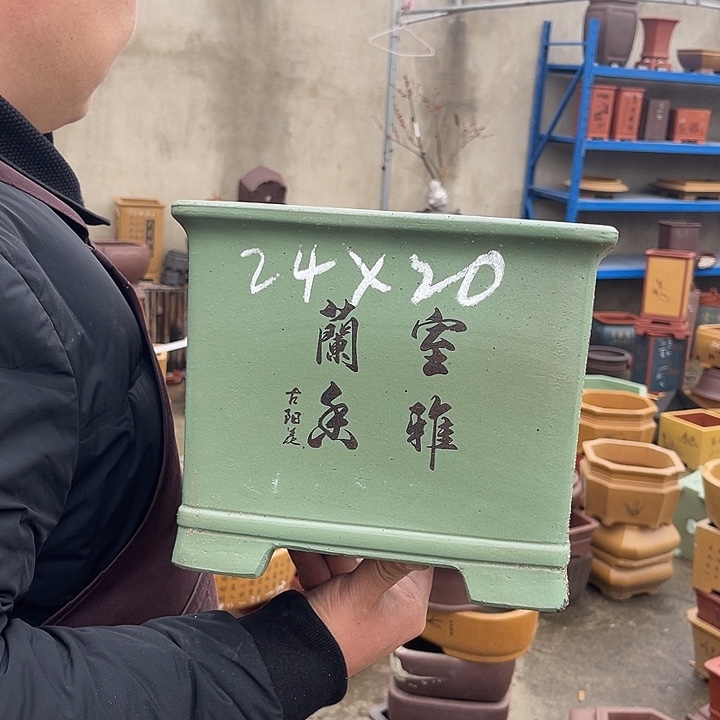 紫砂花盆紫砂等传统