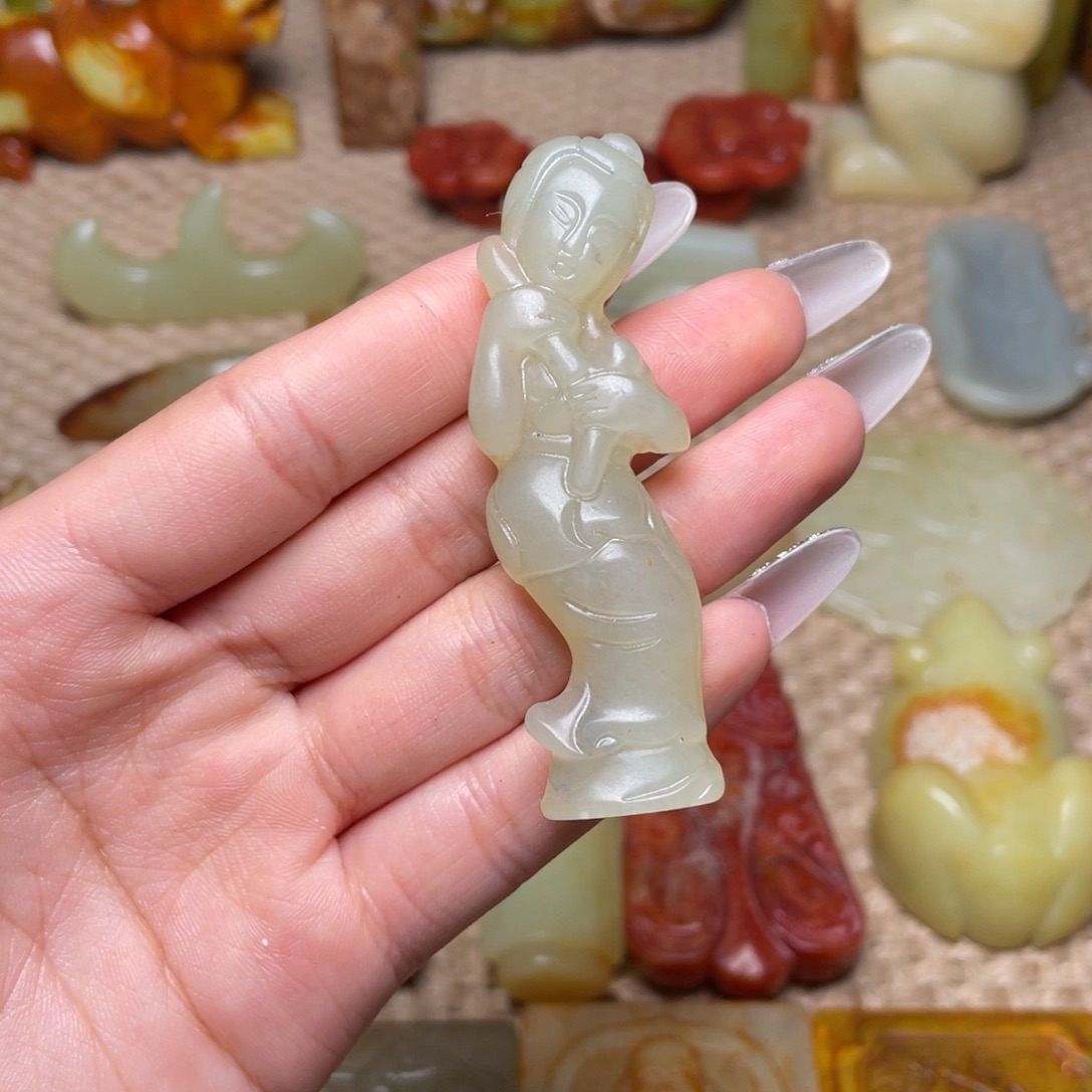 白玉菩提吊坠白玉菩提白玉菩提摆件