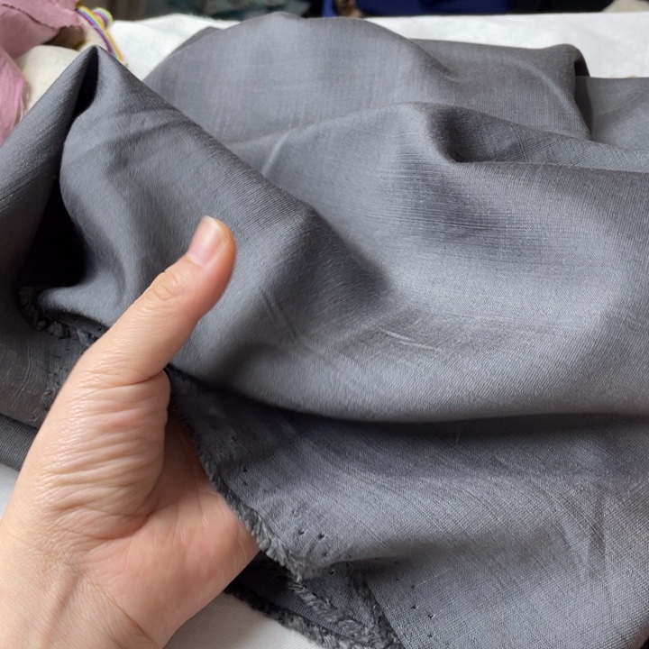 深灰棉麻2米。       