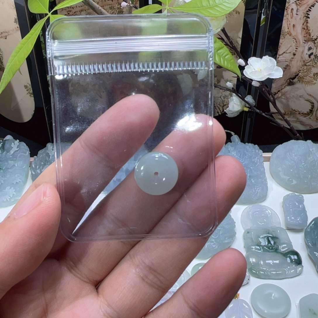 明***缘翡翠未镶嵌挂件翡翠