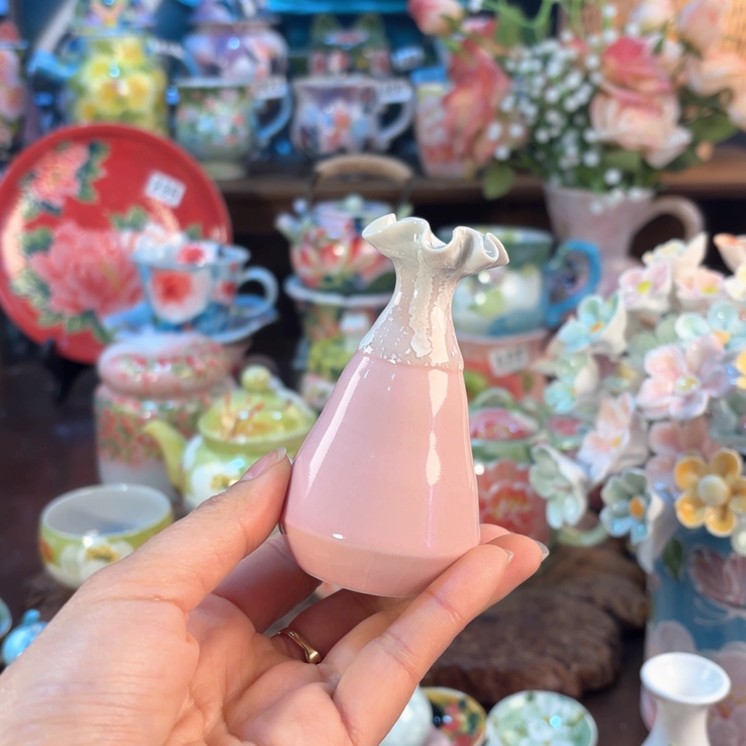 瓷片景德镇手绘高温釉下彩陶瓷茶具