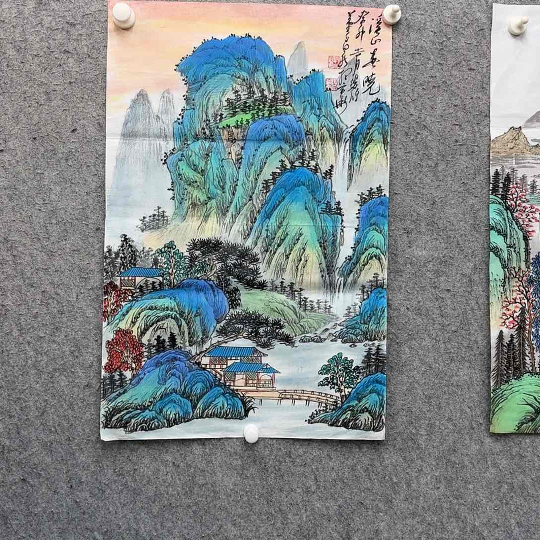 书法作品多次参加