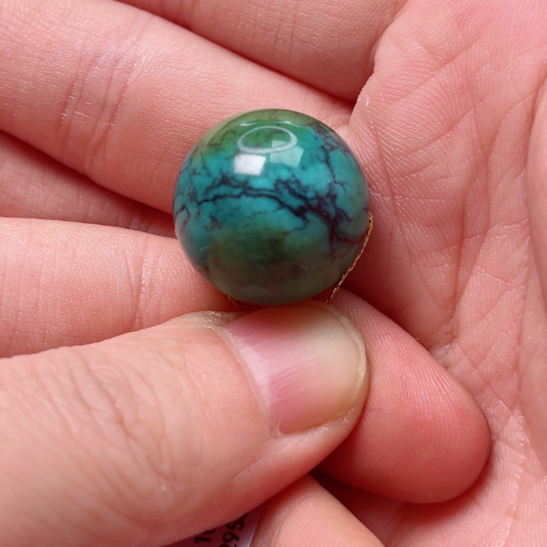 绿松石19.5圆珠未镶嵌