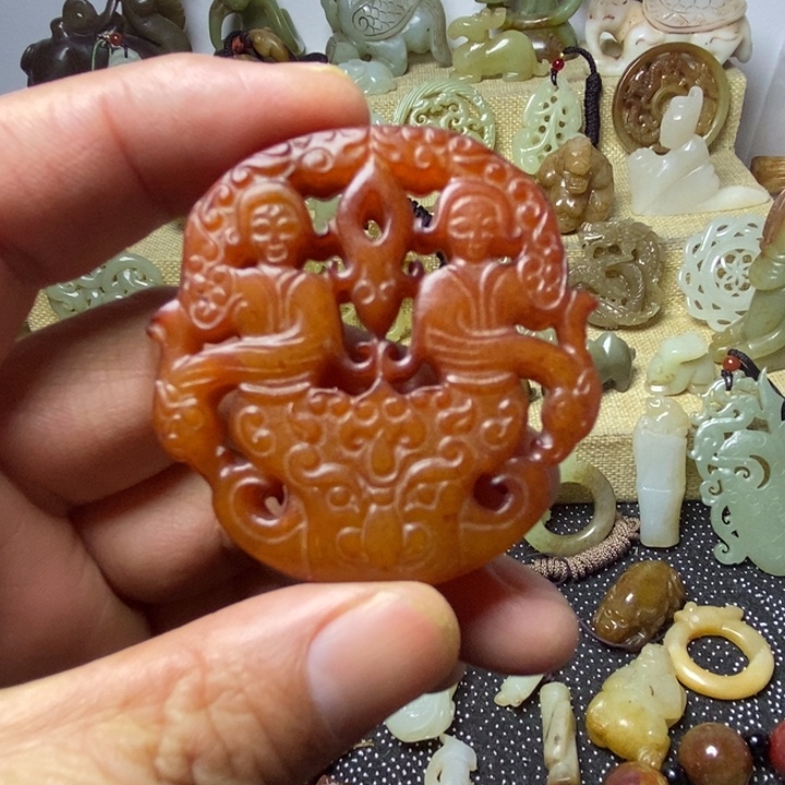 和田玉挂件未镶嵌