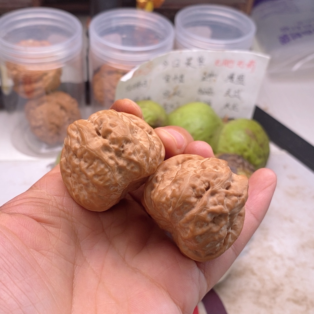 吊坠文玩核桃38蛤蟆有修