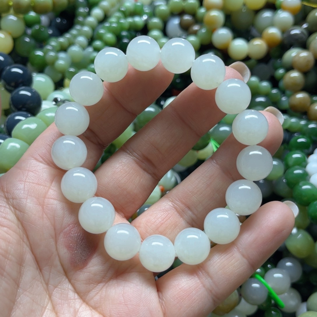 和田玉手链未镶嵌