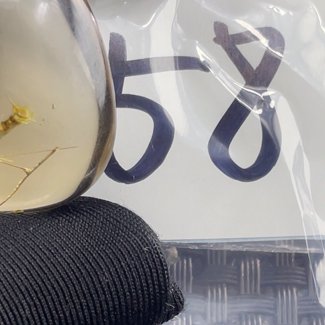 水晶天然水晶吊坠未镶嵌点*2