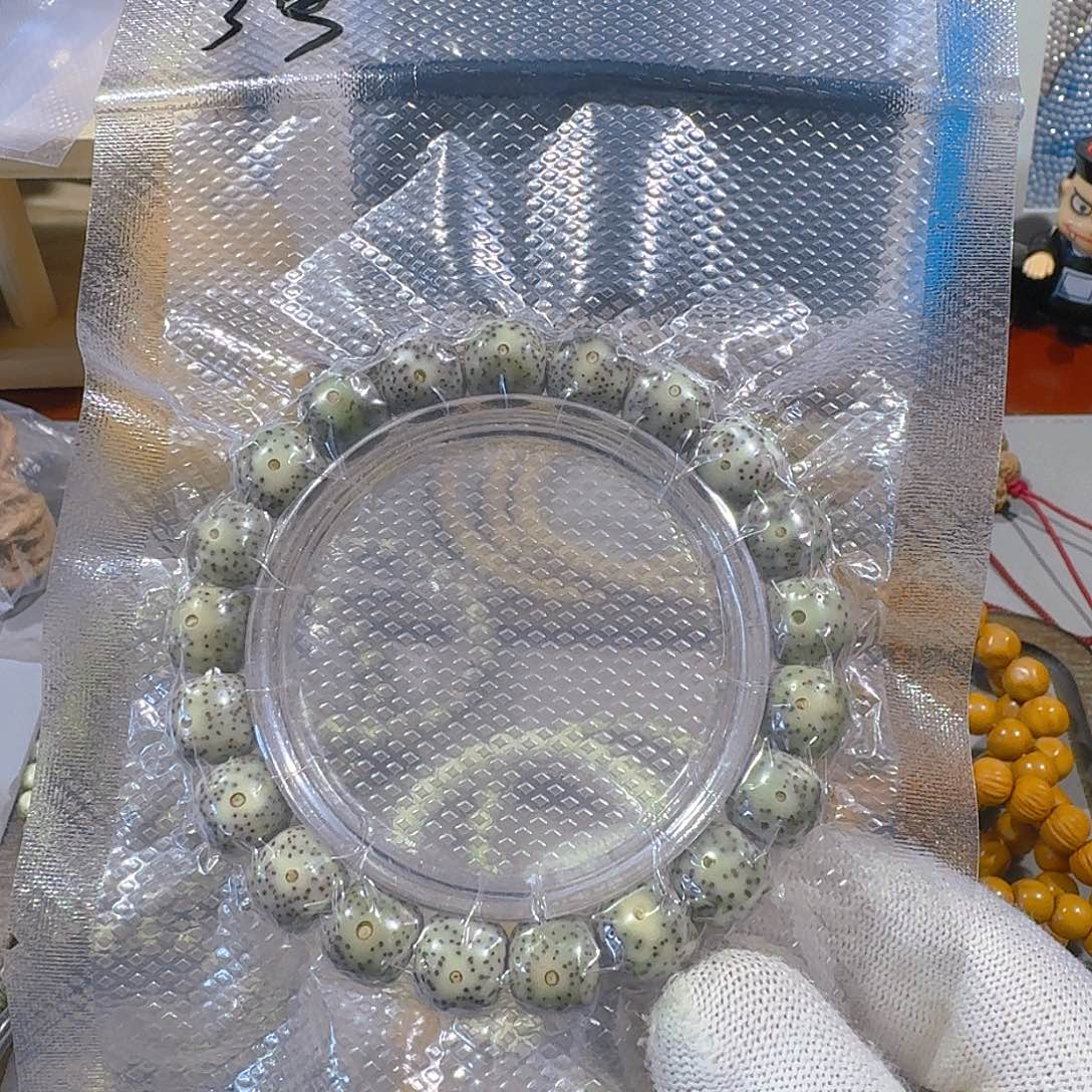 星月菩提手串原生态石玉料星月菩提3号