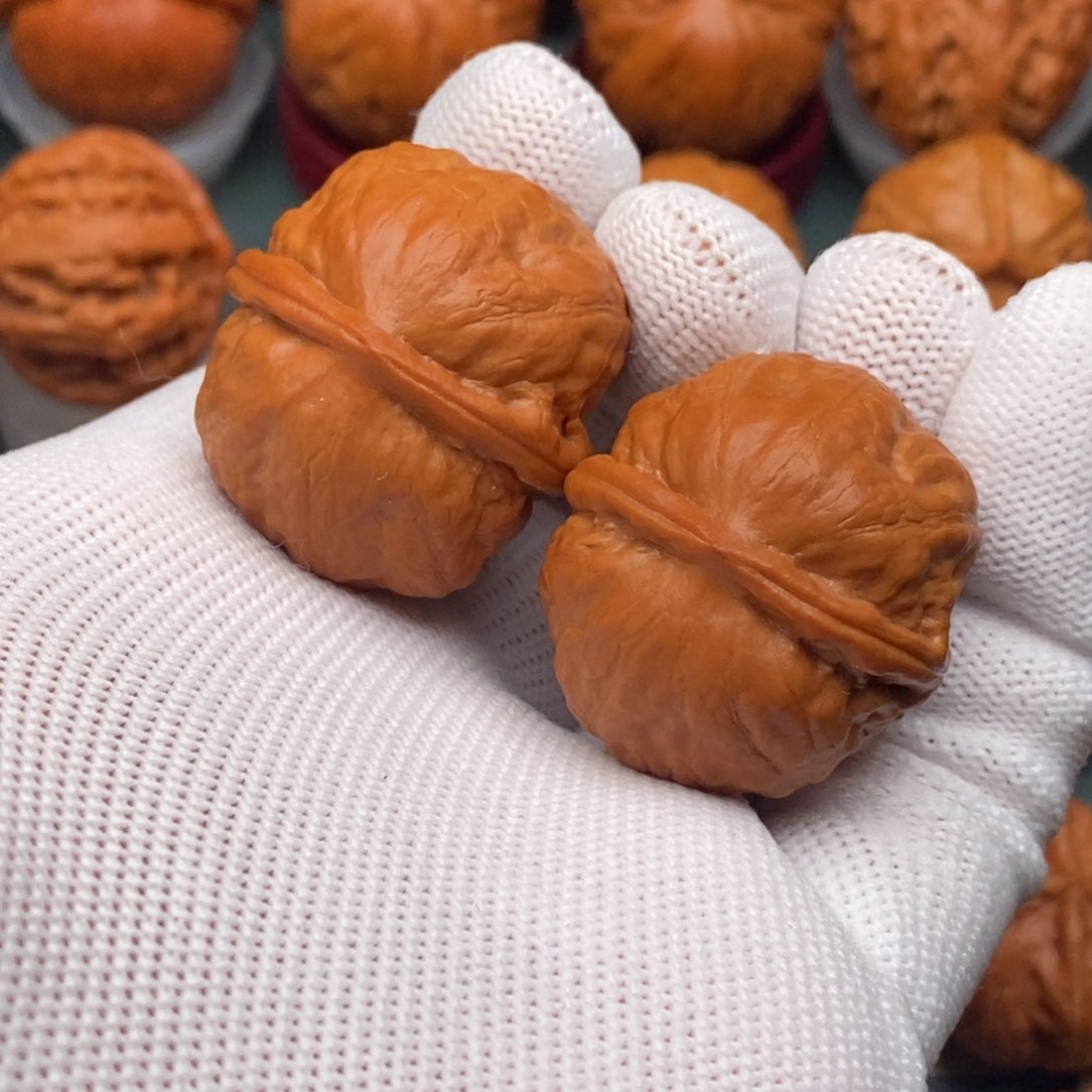 把件文玩核桃元宝镦