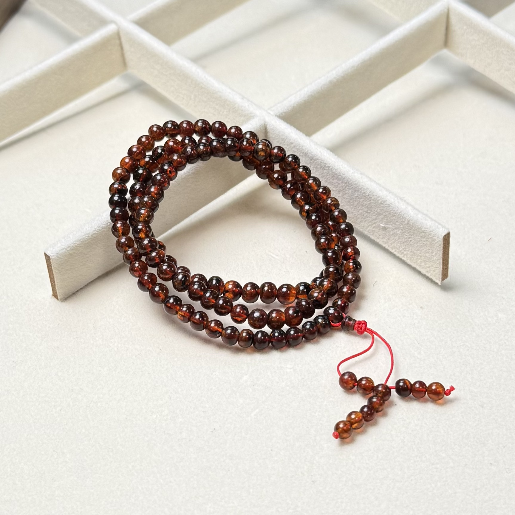 琥珀多圈项链（多样性发其一）