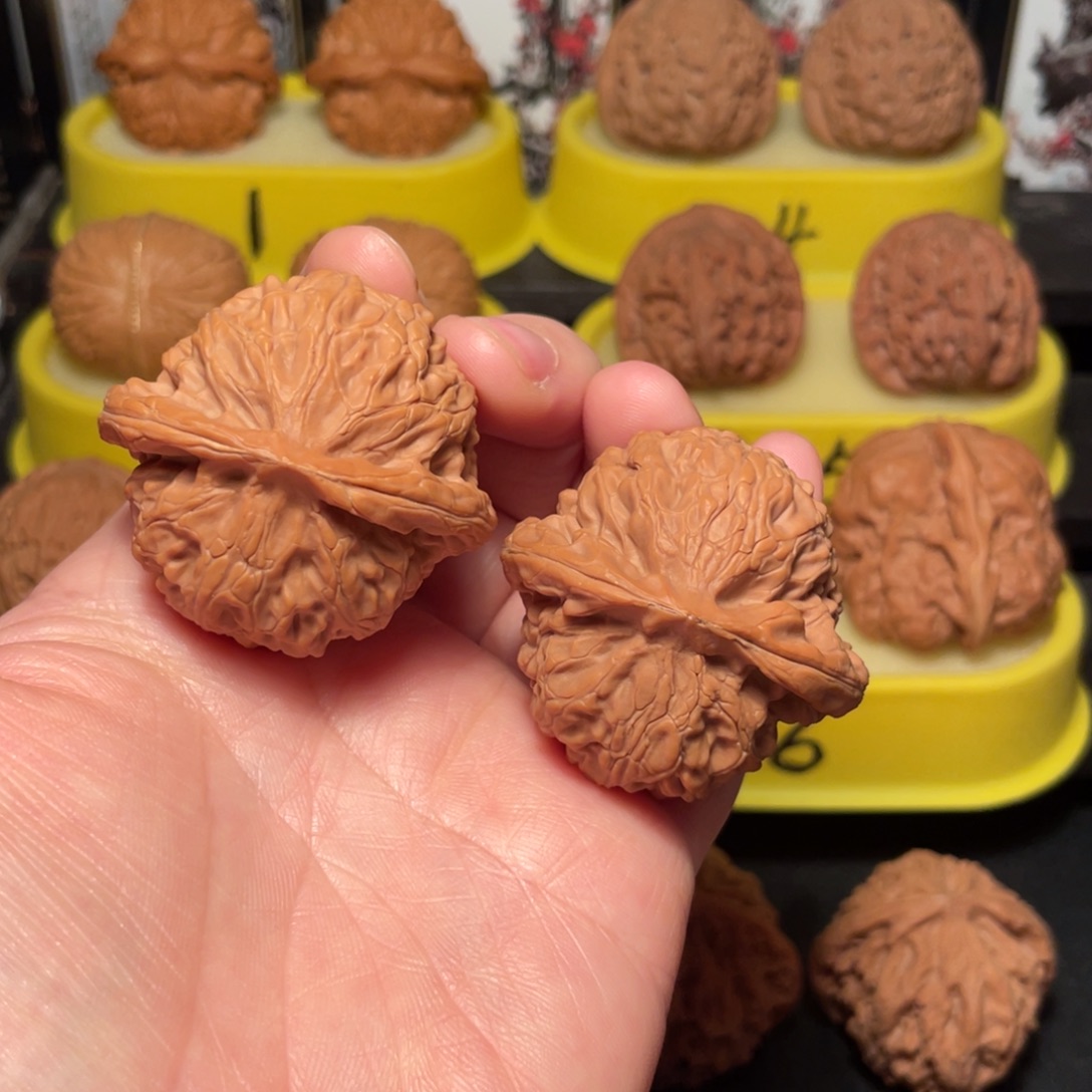 文玩核桃把件43尺宫灯核桃