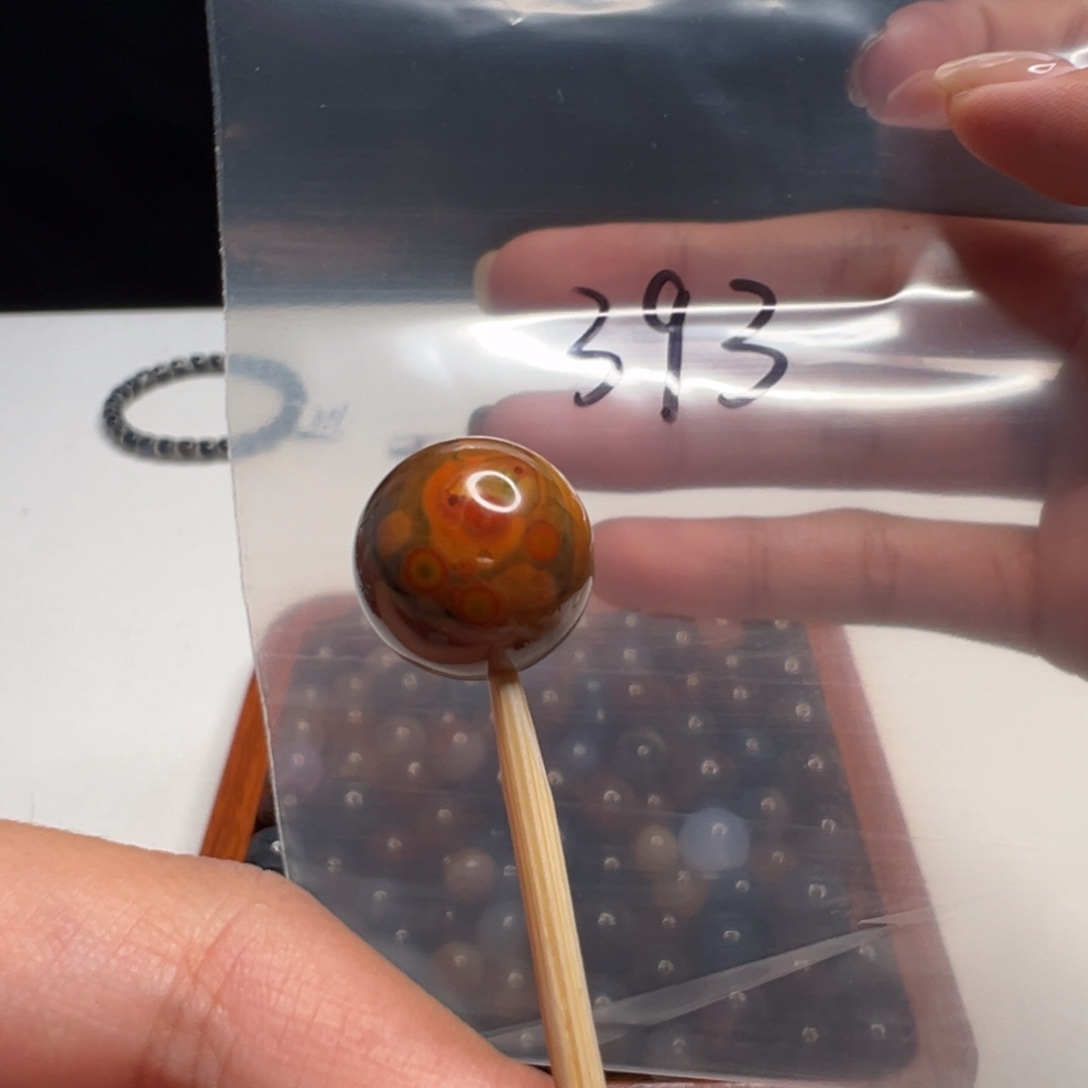 未镶嵌南红玛瑙南红玛瑙393号包浆单珠12.4mm