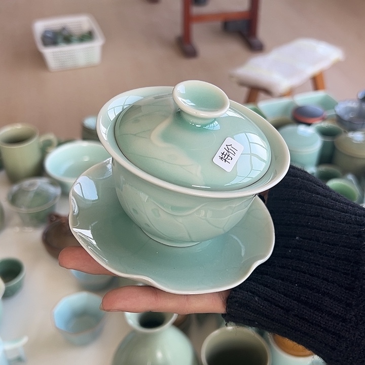 小米茶器龙泉青瓷