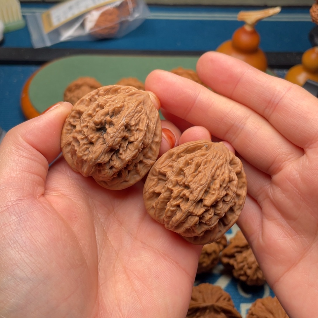 把件文玩核桃39全品虎头