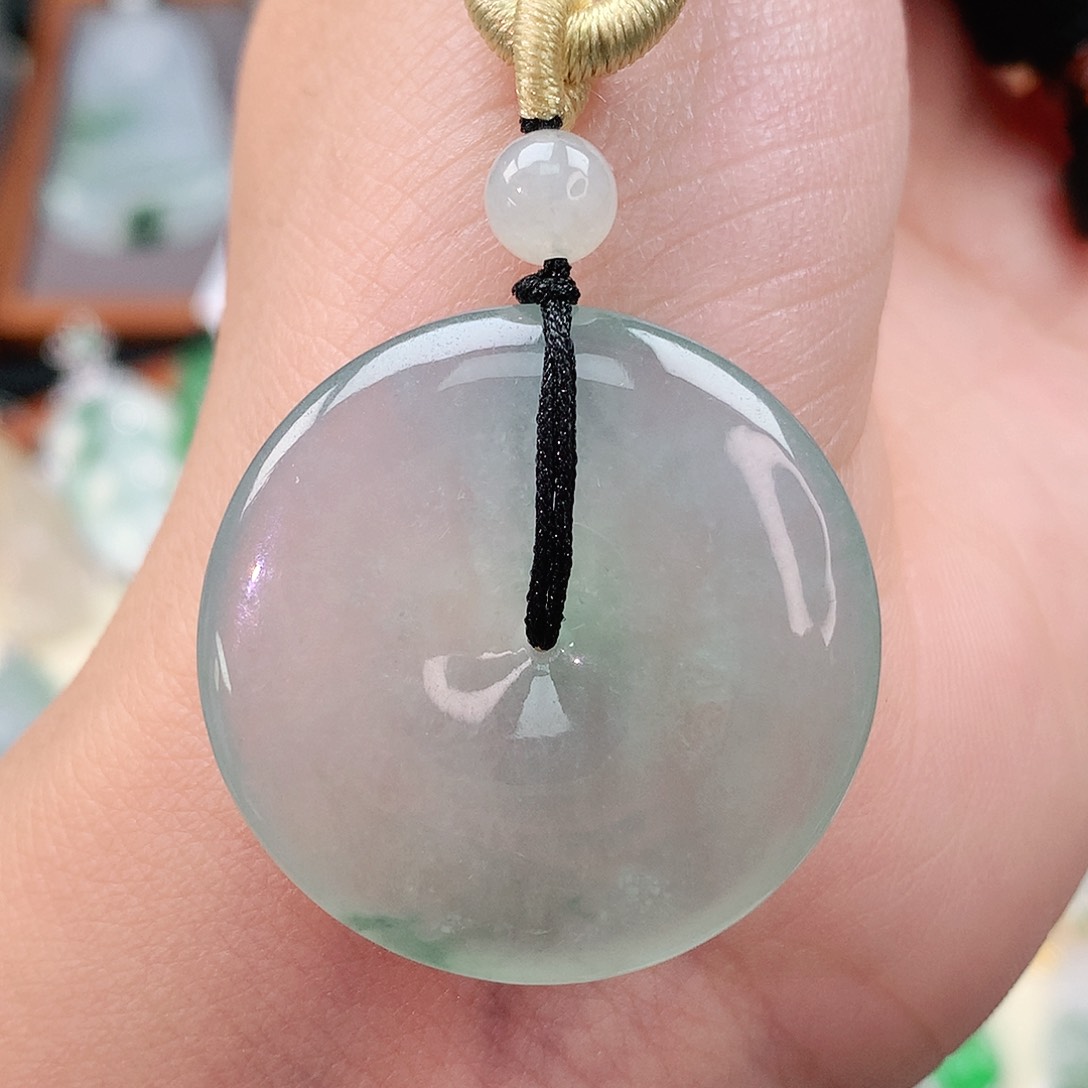 颈饰未镶嵌翡翠扣