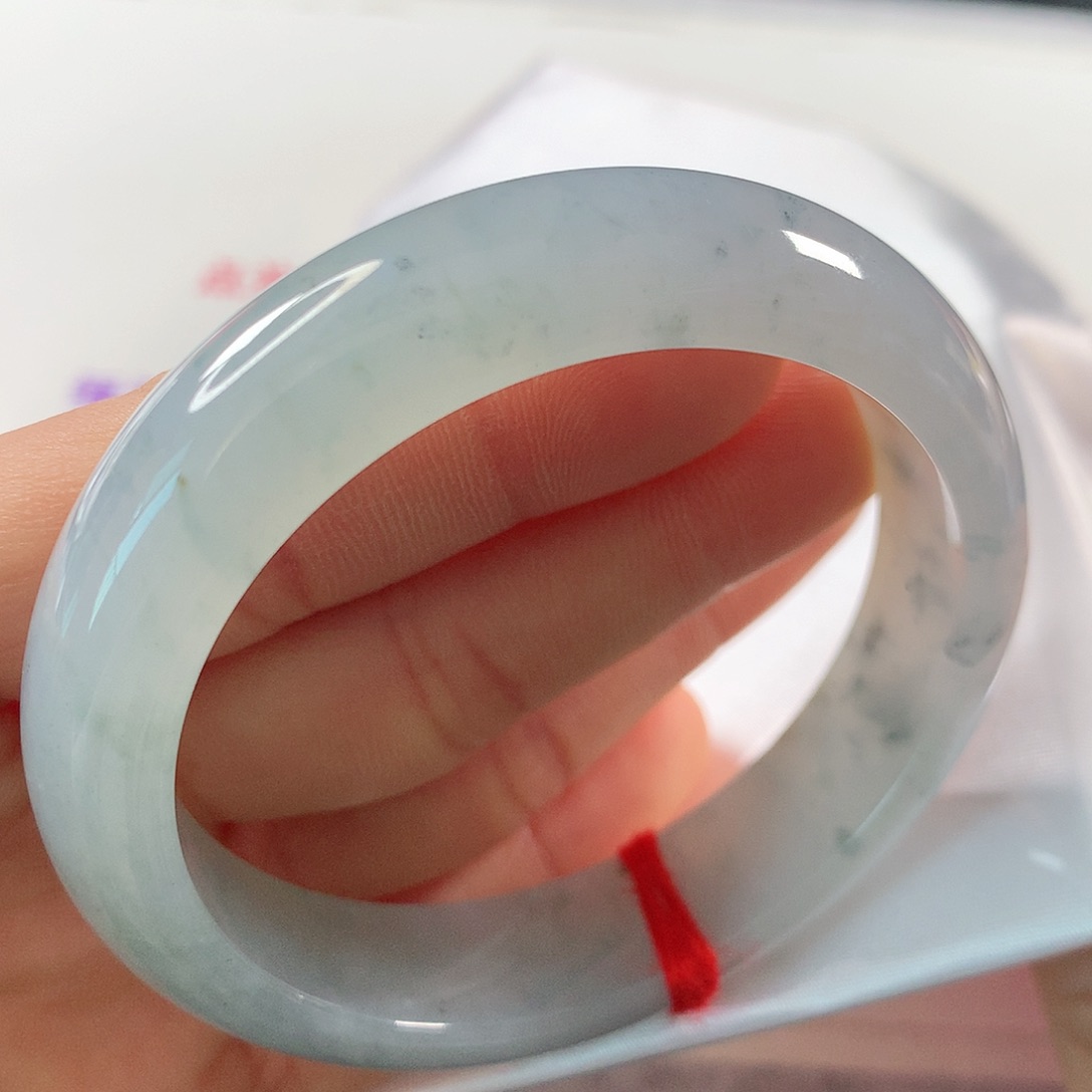 翡翠手镯未镶嵌 正圈①③④