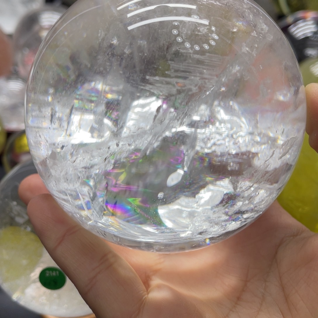 水晶MM白水晶球H1168未镶嵌