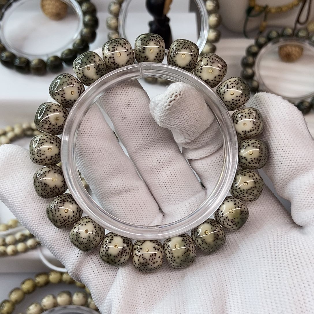 星月菩提手串12青花大眼睛47