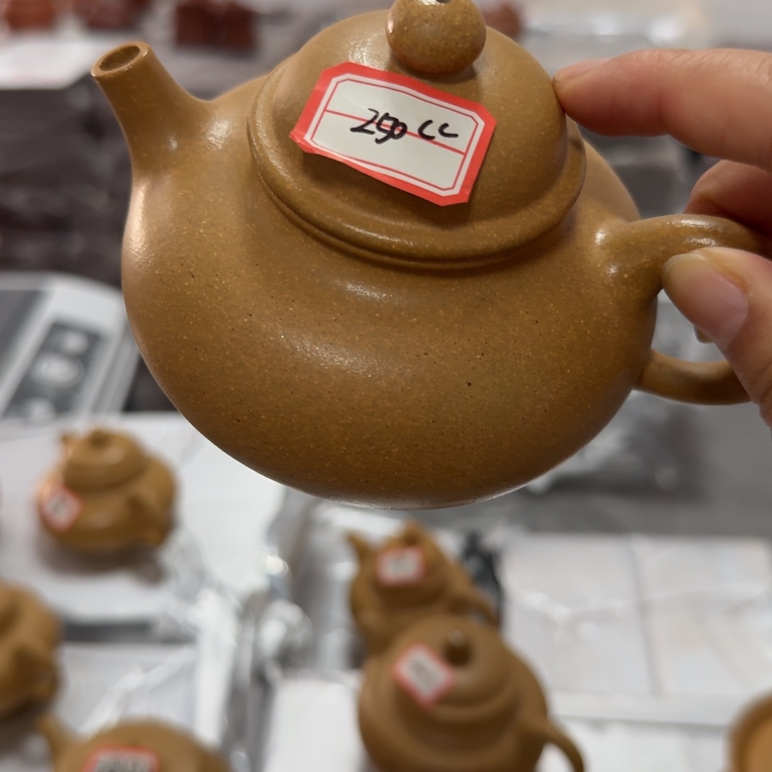 紫砂茶壶黄龙山原矿紫砂