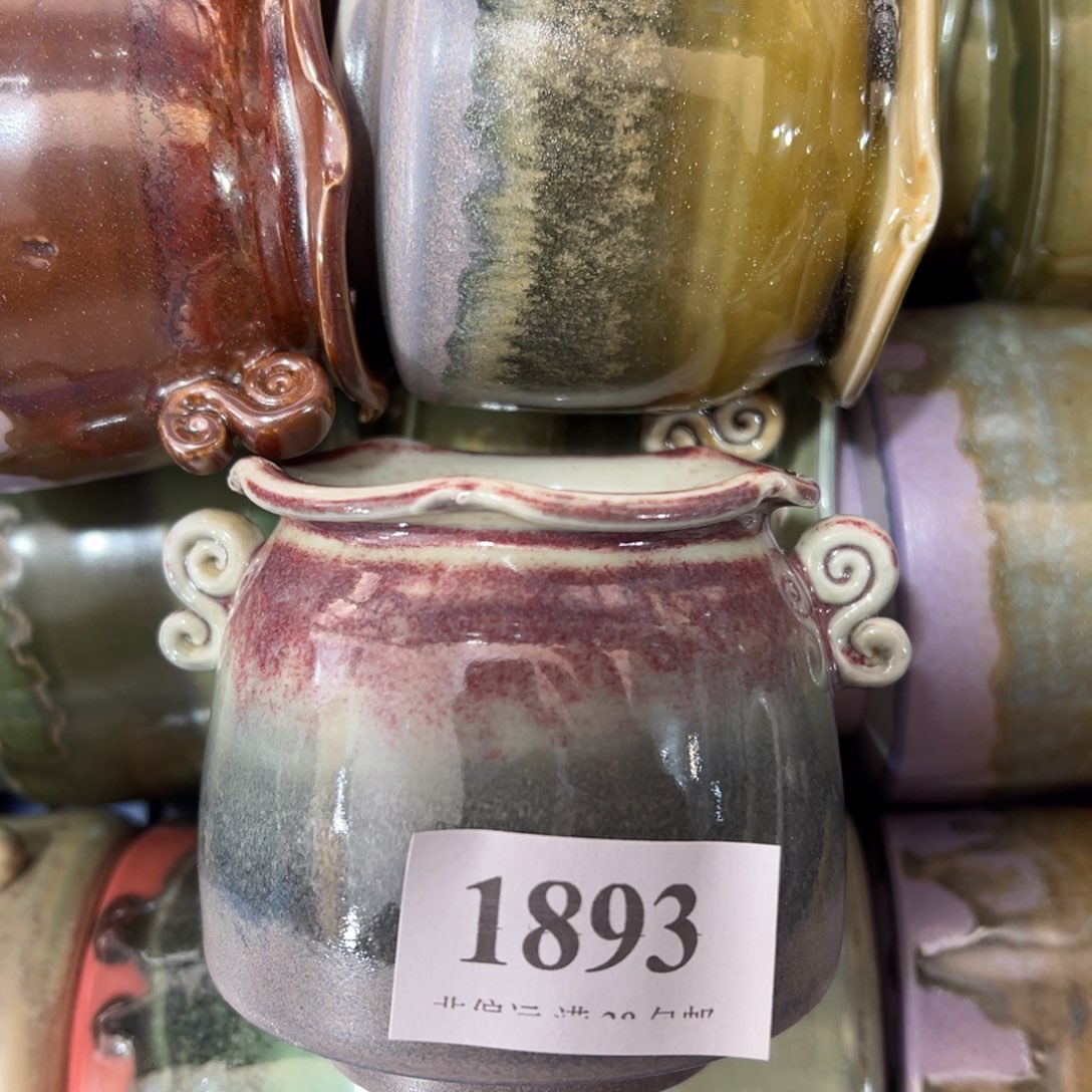 红陶景德镇手工花盆